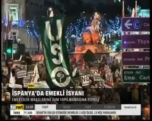 İspanyada Emekliler İsyanda - Ahmet Rıfat Albuz