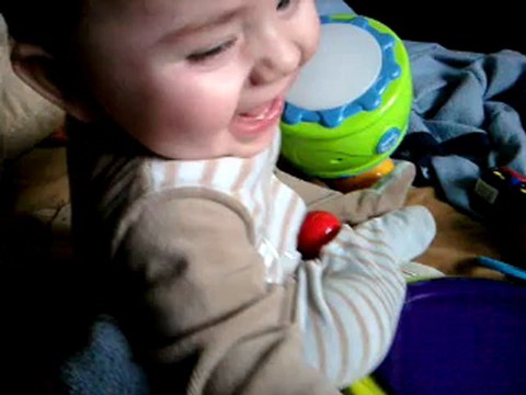 eclat de rire de mon fils Evan