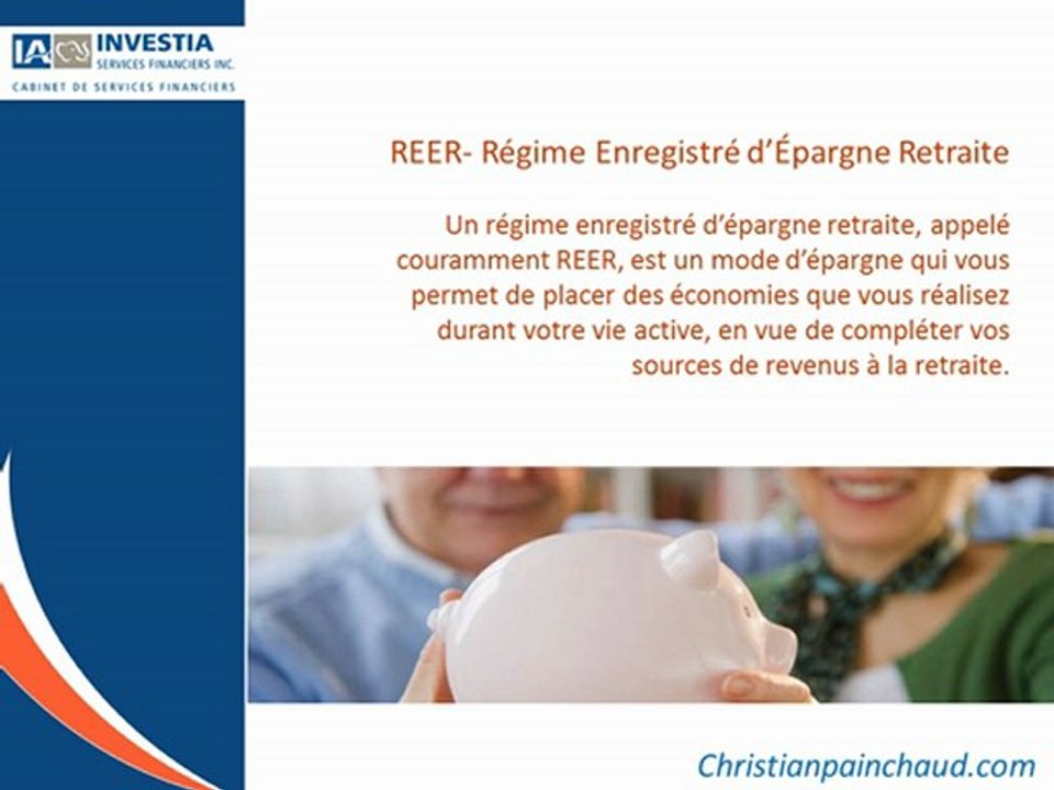 REER- Régime Enregistré d’Épargne Retraite-Rendement de 6.4 % par an sur 7 ans