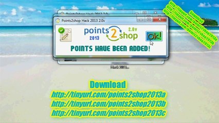 Points2shop Hack 2013 2.0v Recent Points Adder NEW