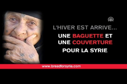 Suriye için bir ekmek bir battaniye