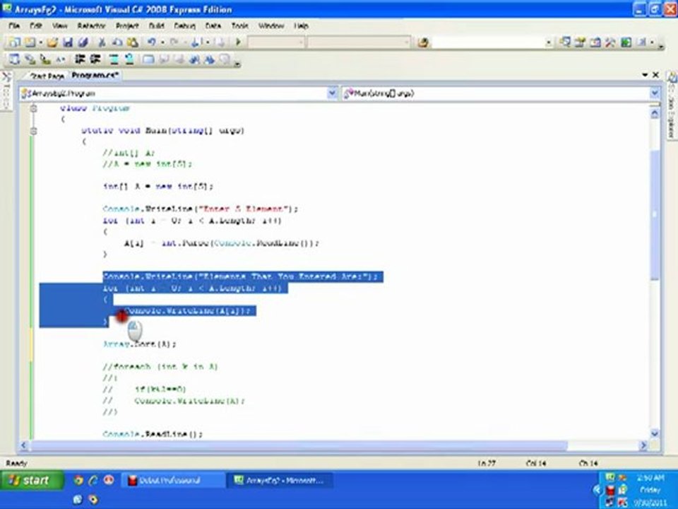 ArraysAndForEachLoop 11 of 30