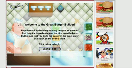 Burger Yapma Oyunu
