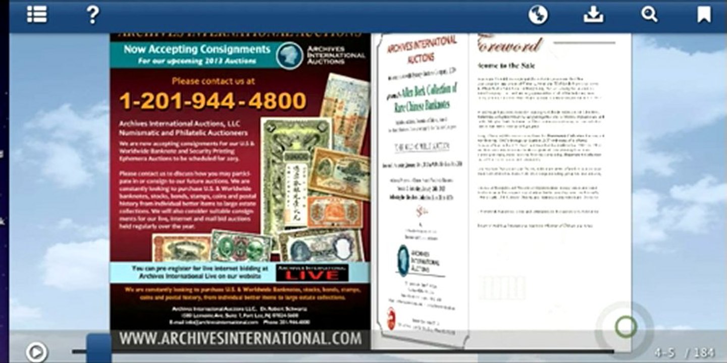 Mobile Brochures PDF to Flipbook Brochures Auction