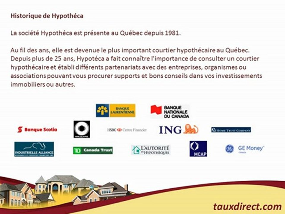 Prêts hypothécaire