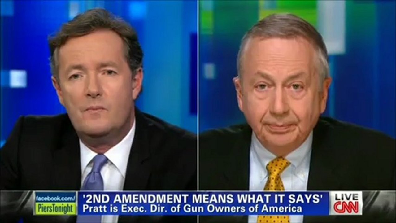 Piers Morgan to gun-rights advocate  “You’re an unbelievably stupid man, aren’t you ”