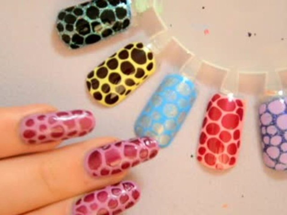 Manucure "girafe": 2 vernis seulement