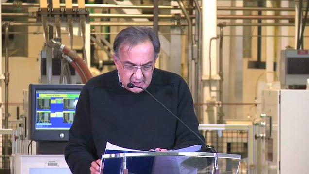 Autosital - Discours de Sergio Marchionne à l'usine Chrysler Mack Avenue de Détroit, Etats-Unis