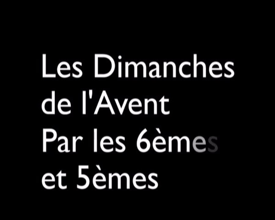 Les Dimanches de l'Avent
