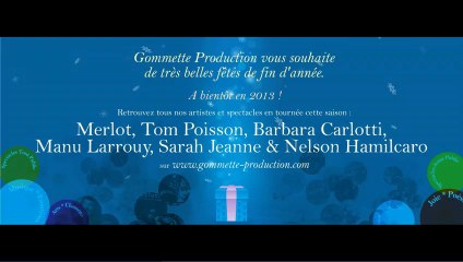 Gommette carte de Noël 2012