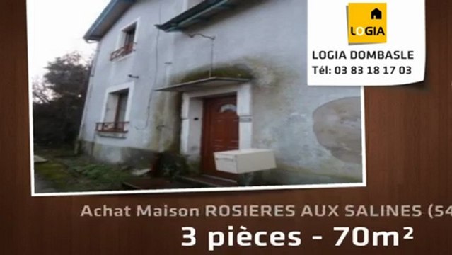 A vendre - maison - ROSIERES AUX SALINES (54110) - 3 pièces