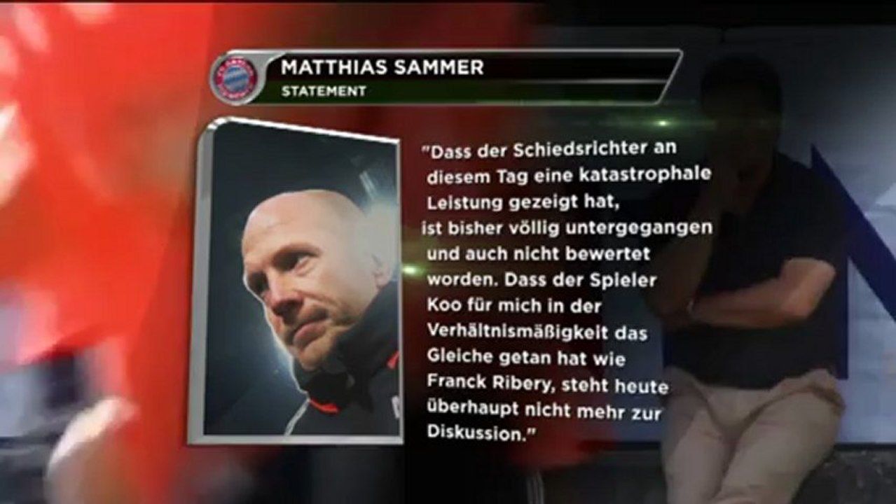 Sammer immer noch stocksauer auf DFB-Sportgericht