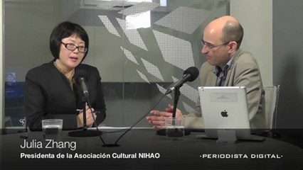 Julia Zhang, presidenta de la Asociación cultural Nihao España. 20-12-2012