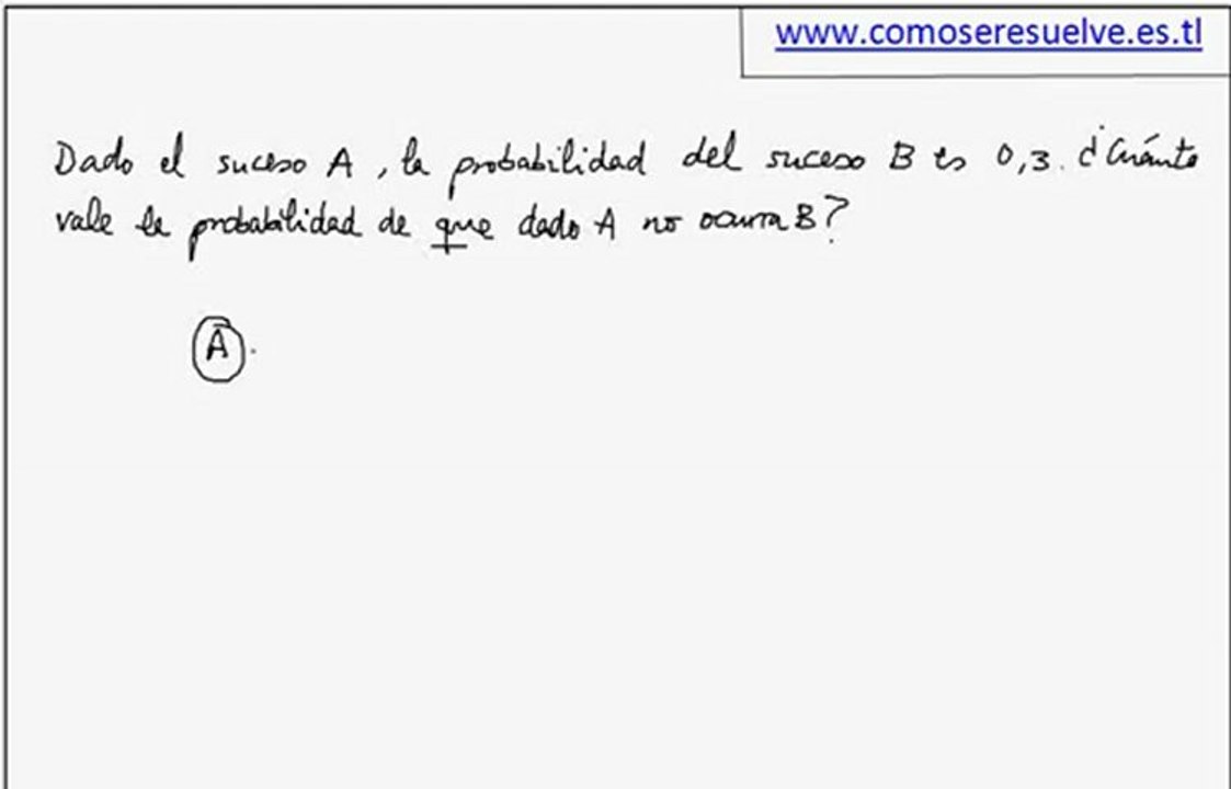 Calculo de probabilidades ejercicio 1