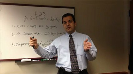 H-2B Visas for Construction Industry part 1