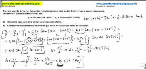 Fisica fenomenos ondulatorios frecuencia fundamental del sonido