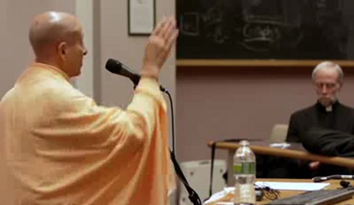 Radhanath Swami  " A Vedic Scholar &  Swami " at Harvard University_1-2