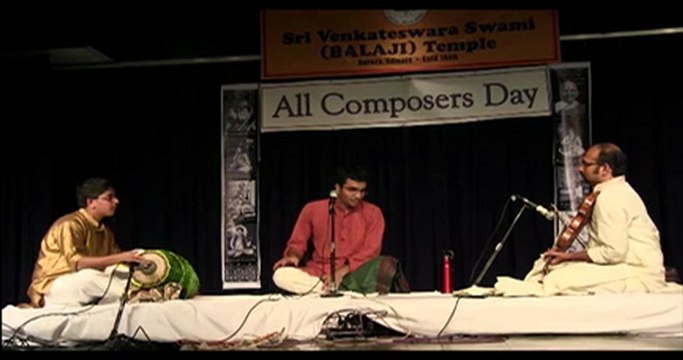 SRI VENKATESWARASWAMY TEMPLE: ACD MUSIC FESTIVAL: FEATURED CONCERT: HARISH GANAPATHI 3.3
