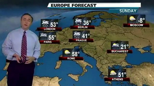European Vacation Forecast - 12/21/2012