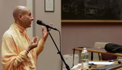 Radhanath Swami  " A Vedic Scholar &  Swami " at Harvard University_2-2