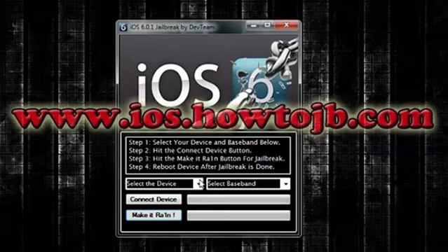 iOS 6.0.1 untethered Jailbreak for iPhone 4S, iPod Touch 3G/4G, iPad 1/2/3, iPhone 3GS/4