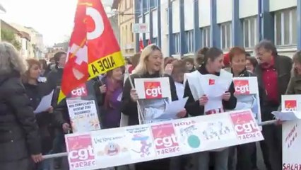 Tarbes : manifestation des aides à domicile