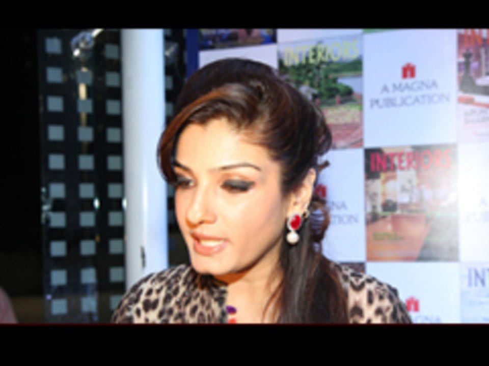 Raveena Tandon Unveils Society Interiors Magazine !