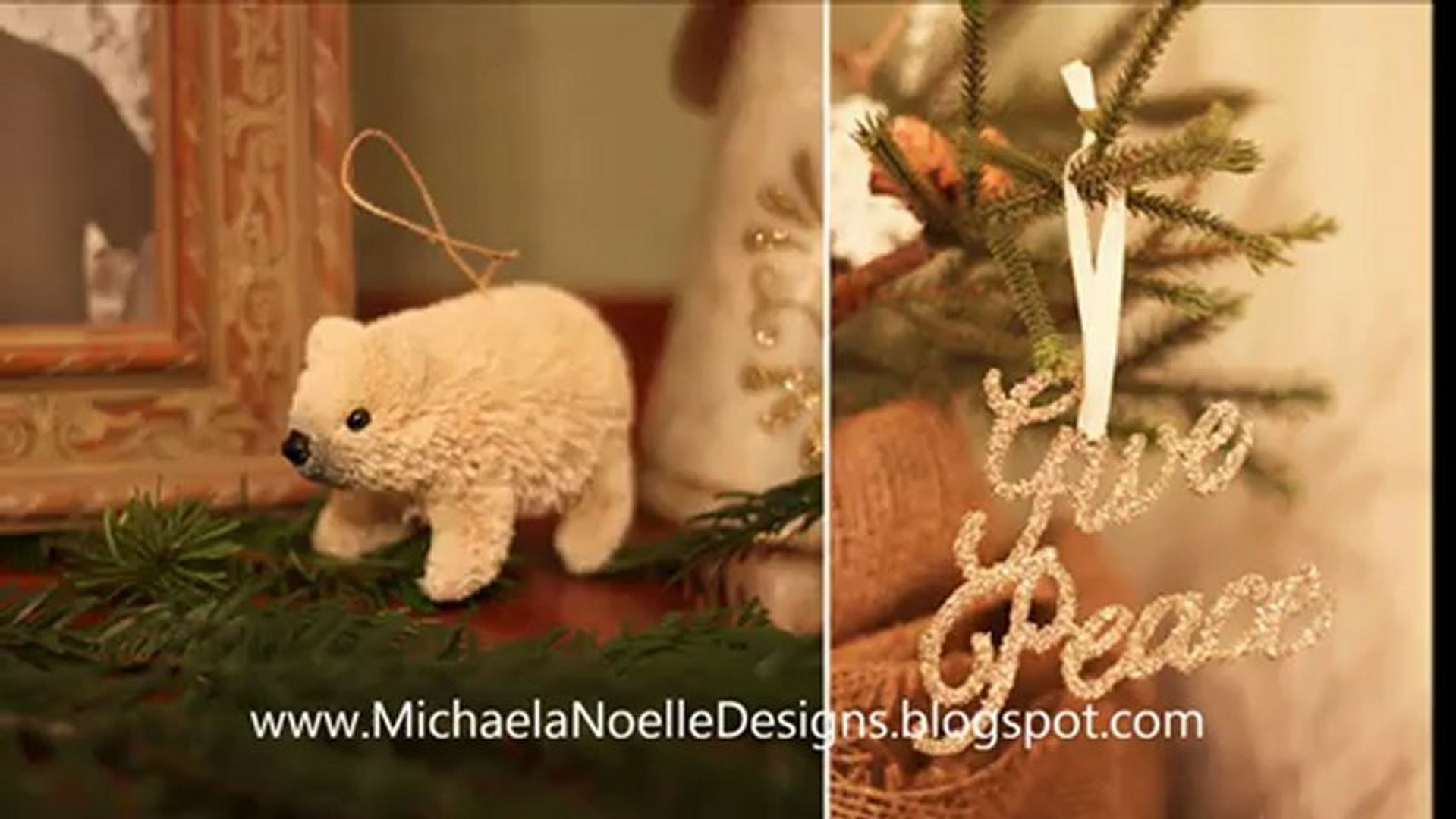 ⁣Home decorating blogs - Christmas Vignettes