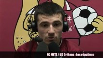 FC METZ US Orléans - Les réactions