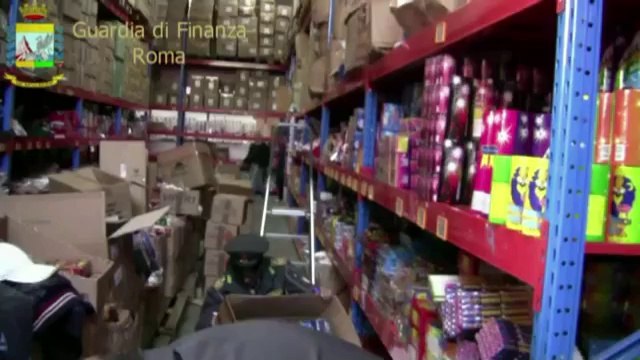 Roma - Sequestrata oltre una tonnellata di botti di capodanno (21.12.12)