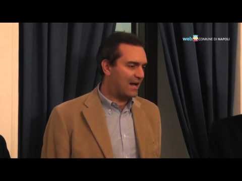 Napoli - Al sindaco Luigi de Magistris la medaglia dei Combattenti Alleati (20.12.12)