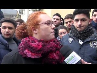 Cesa (CE) - Sciopero dei ragazzi dell' Albelghiero  (14.12.12)