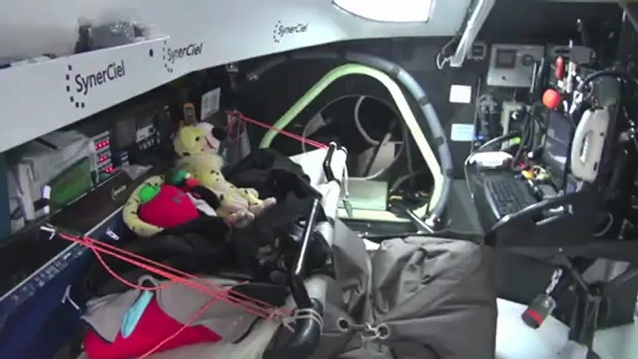 Le matossage à bord de SynerCiel - même la fourchette et les écoutes !