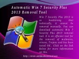 Uninstall Win 7 Security Plus 2013 Rogue Anti-Spyware Easily From Your PC