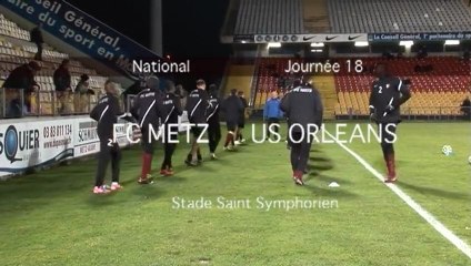 J18 FC METZ US Orléans - le résumé