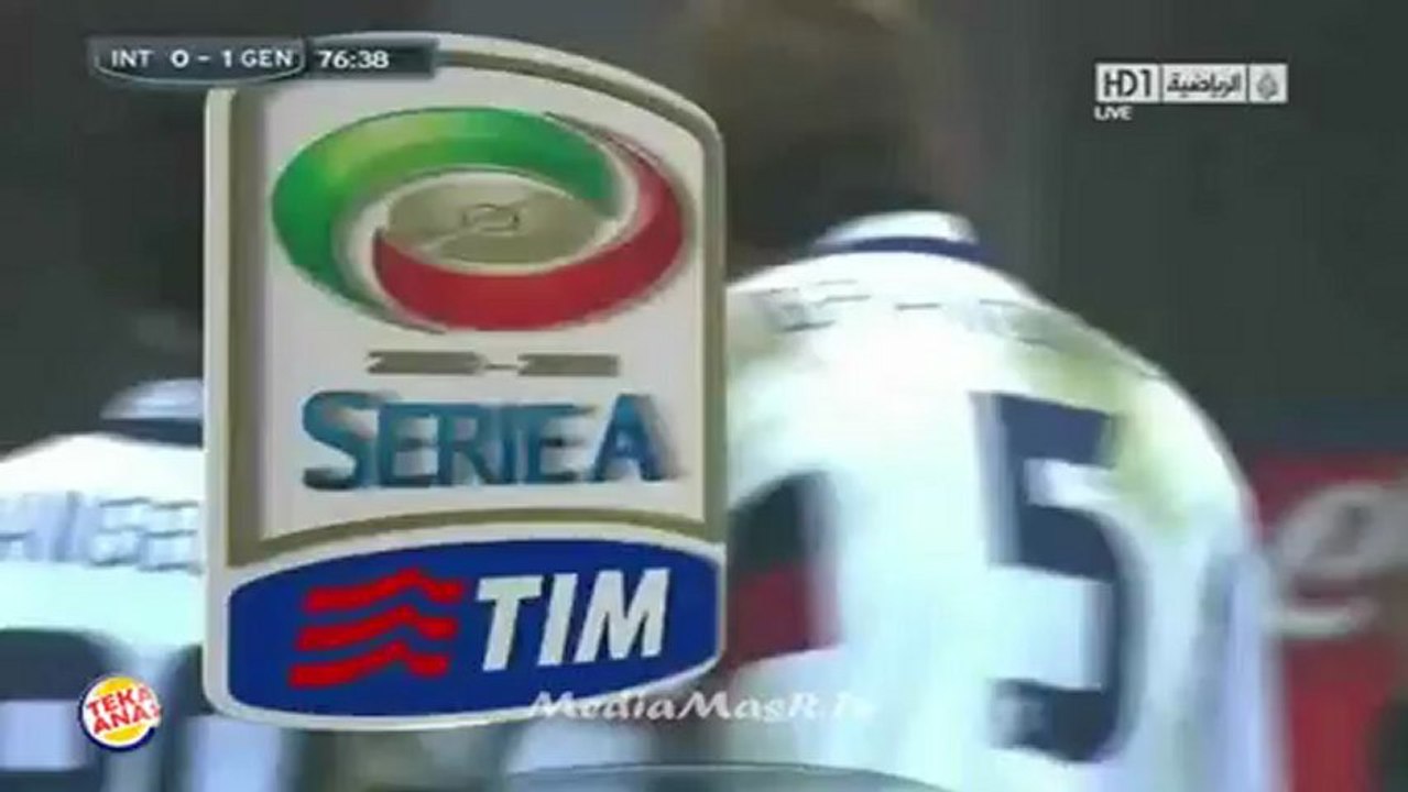 أهداف مباراة انتر ميلان 1-1 جنوى - تعليق علي محمد علي