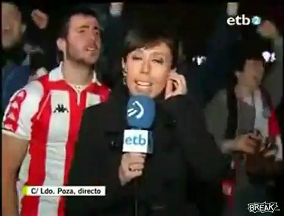 Celebrando la victoria del Athletic