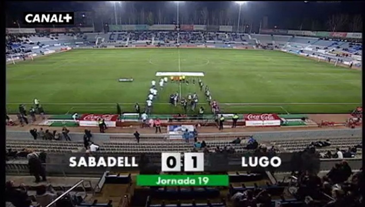 Liga Adelante   Sabadell 0  Lugo  1