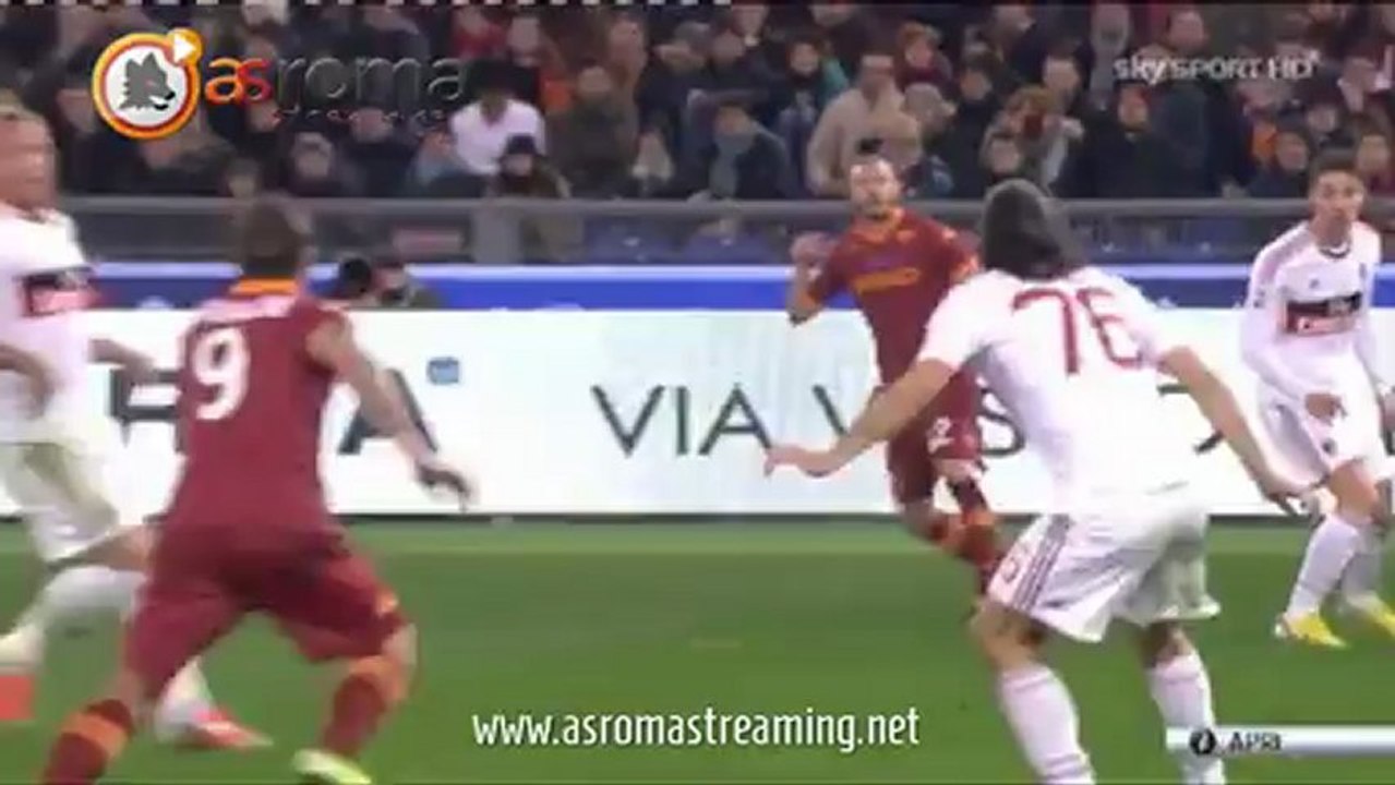 Sintesi Sky - Roma 4-2 Milan - 22/12/2012