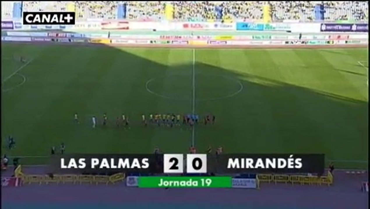 Liga Adelante Las Palmas 2  Mirandés 0