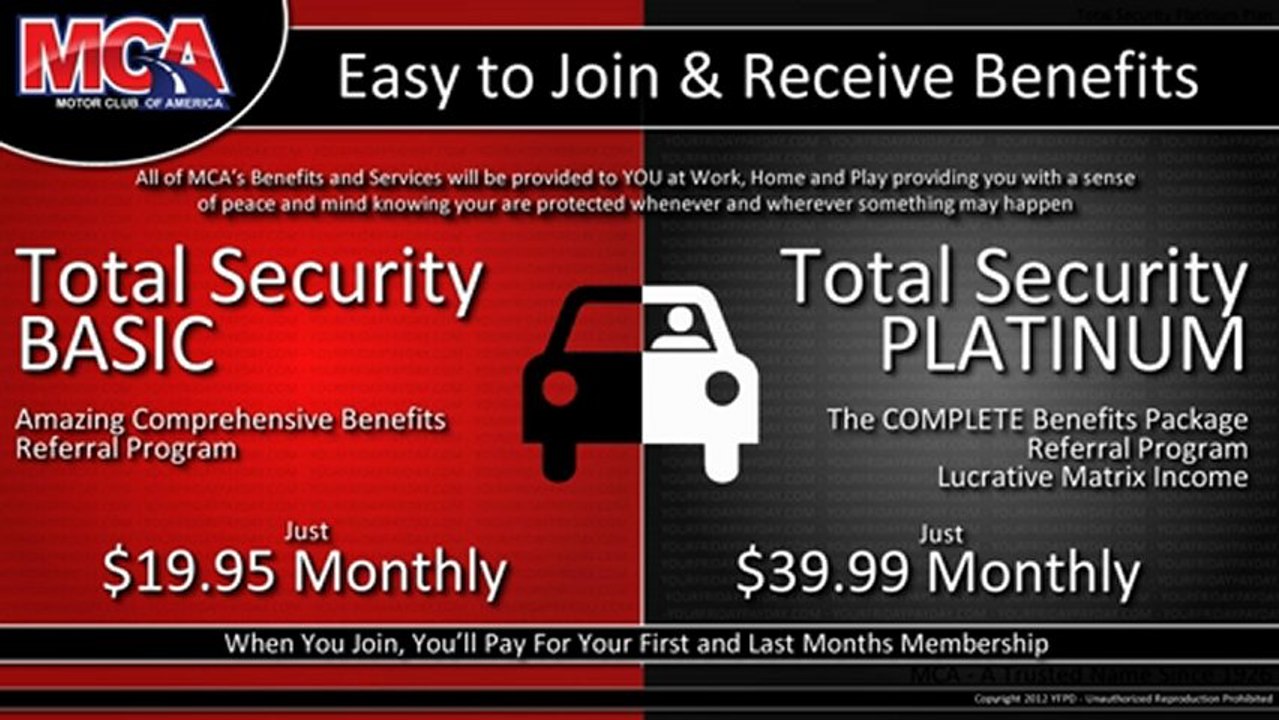 Motor Club of America Platinum Matrix Overview | MCA Platinum Matrix