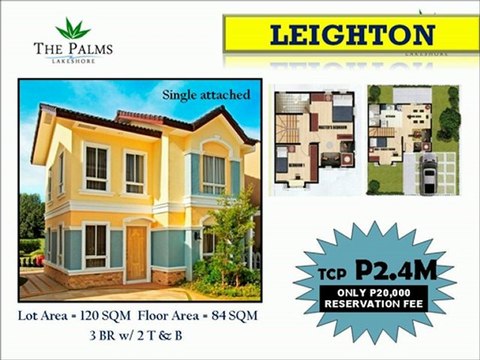 The Palms Lakeshore Pampanga Affordabe House and Lot For Sale