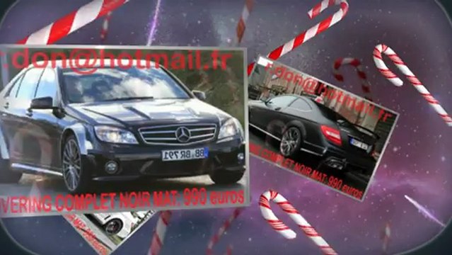 Mercedes Classe C, Mercedes Classe C, essai video Mercedes Classe C, covering Mercedes Classe C, Mercedes Classe C peinture noir mat