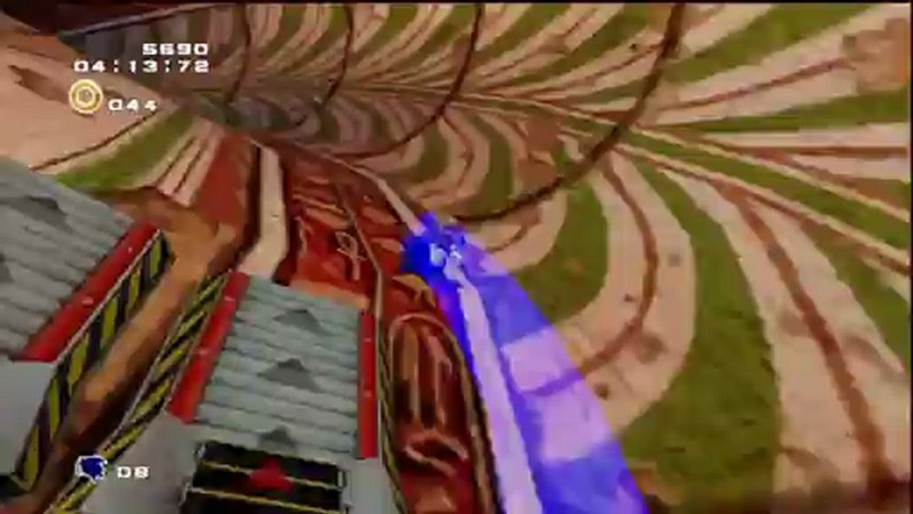 Sonic Adventure 2 Battle - Hero - Sonic : Pyramid Cave - Mission 1 : Infiltrez la base secrète d’Eggman !