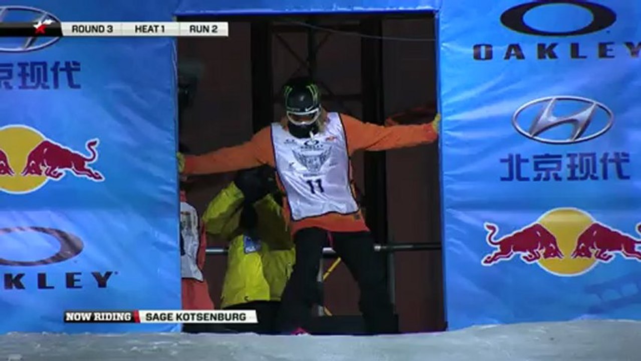 Sage Kotsenburg - Air & Style Beijing 2012 - Round 3