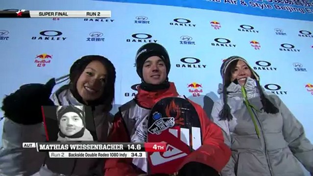 Mathias Weissenbacher - 4th Place at the Oakley Air & Style Beijing 2012 - Superfinal