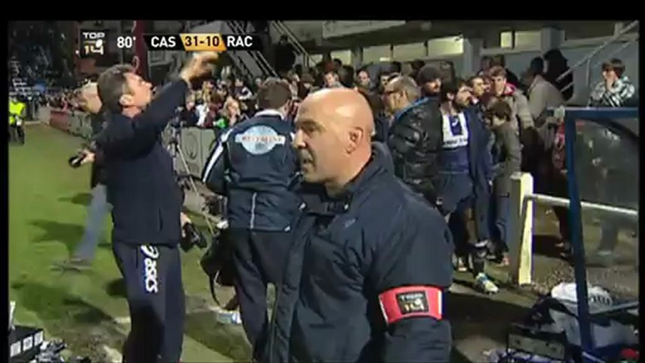 Castres-Racing Métro: 31-10 - J13 - Saison 2012/2013