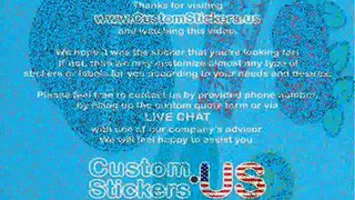 Custom Circle Stickers, Custom Circular Stickers