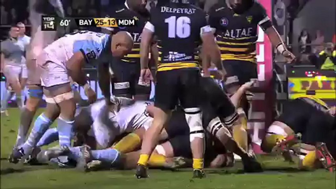 Bayonne-Mont de Marsan: 39-13 - J13 - Saison 2012/2013