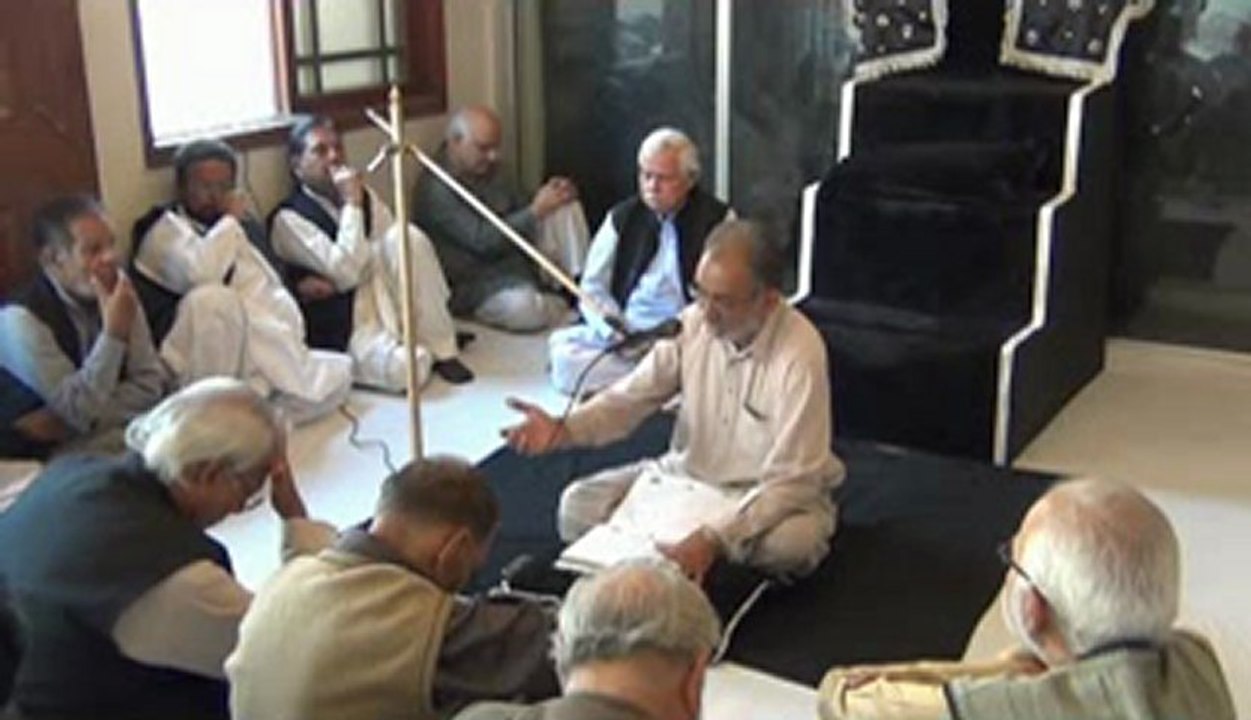 Sowazkhwani by Zafar Abidi dated 23-December 2012. 37th Jadeed Marsia ka kul Karachi silsala-e-majalis at Kehkashan Karachi, Pakistan.